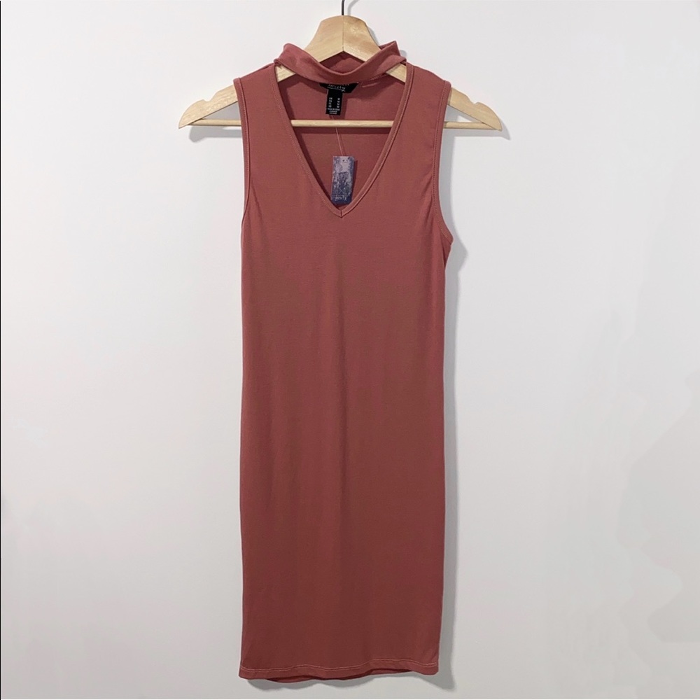 Choker Neck Bodycon Dress